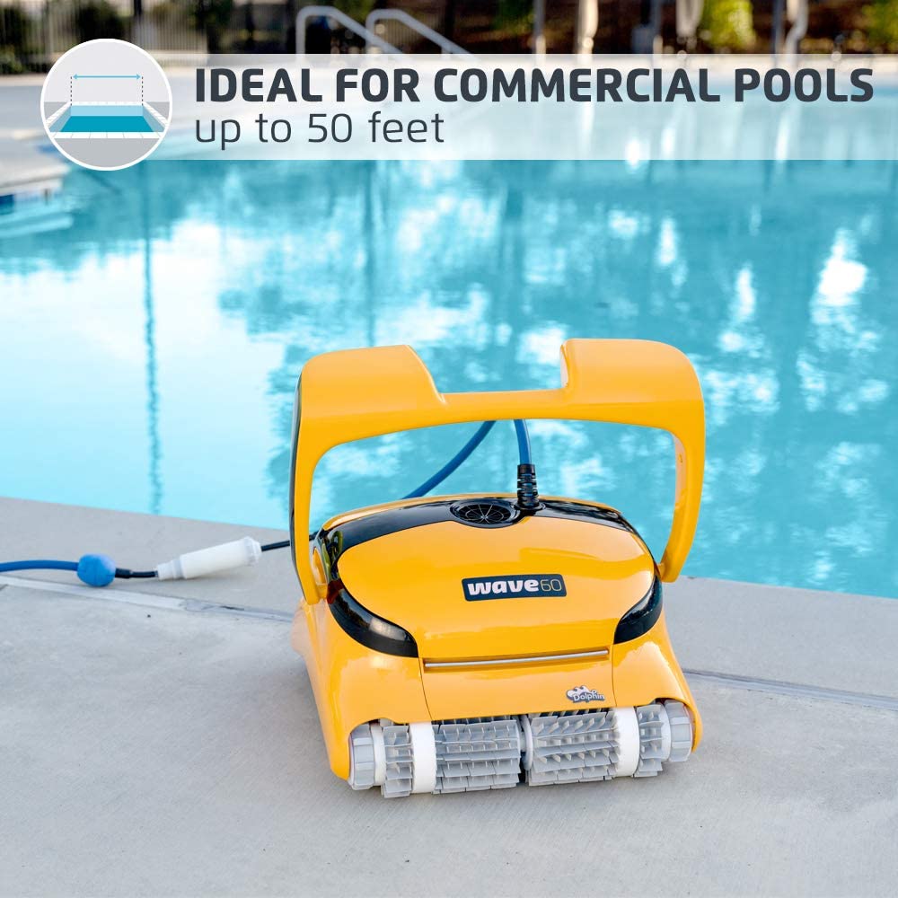 Dolphin Wave 60 on the deck of a commercial pool