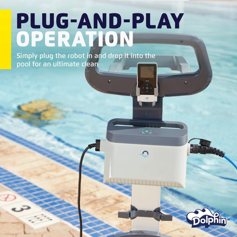 Dolphin Wave 90i power supply and remote control on the caddy